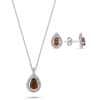 Set stříbrných šperků LETNÍ KAPKA - LUNICA.cz